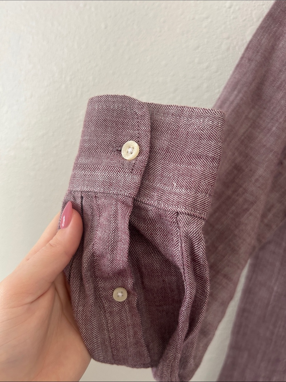 U.S. Polo Assn. Burgundy Cotton Button-Down Shirt - Picture 4 of 7